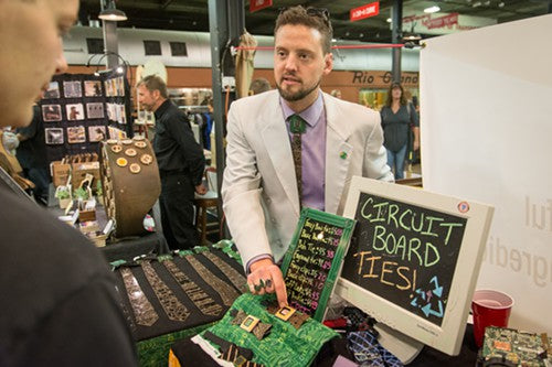 Circuit Board Ties are Eco-Fashion. Duh!! (A realization from the founder)