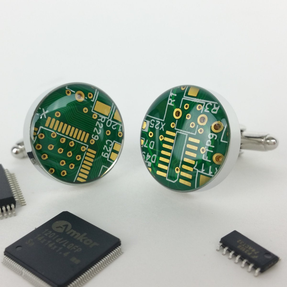 Classic Circuit Board Cufflinks |3~Colors| - TechWears Ltd