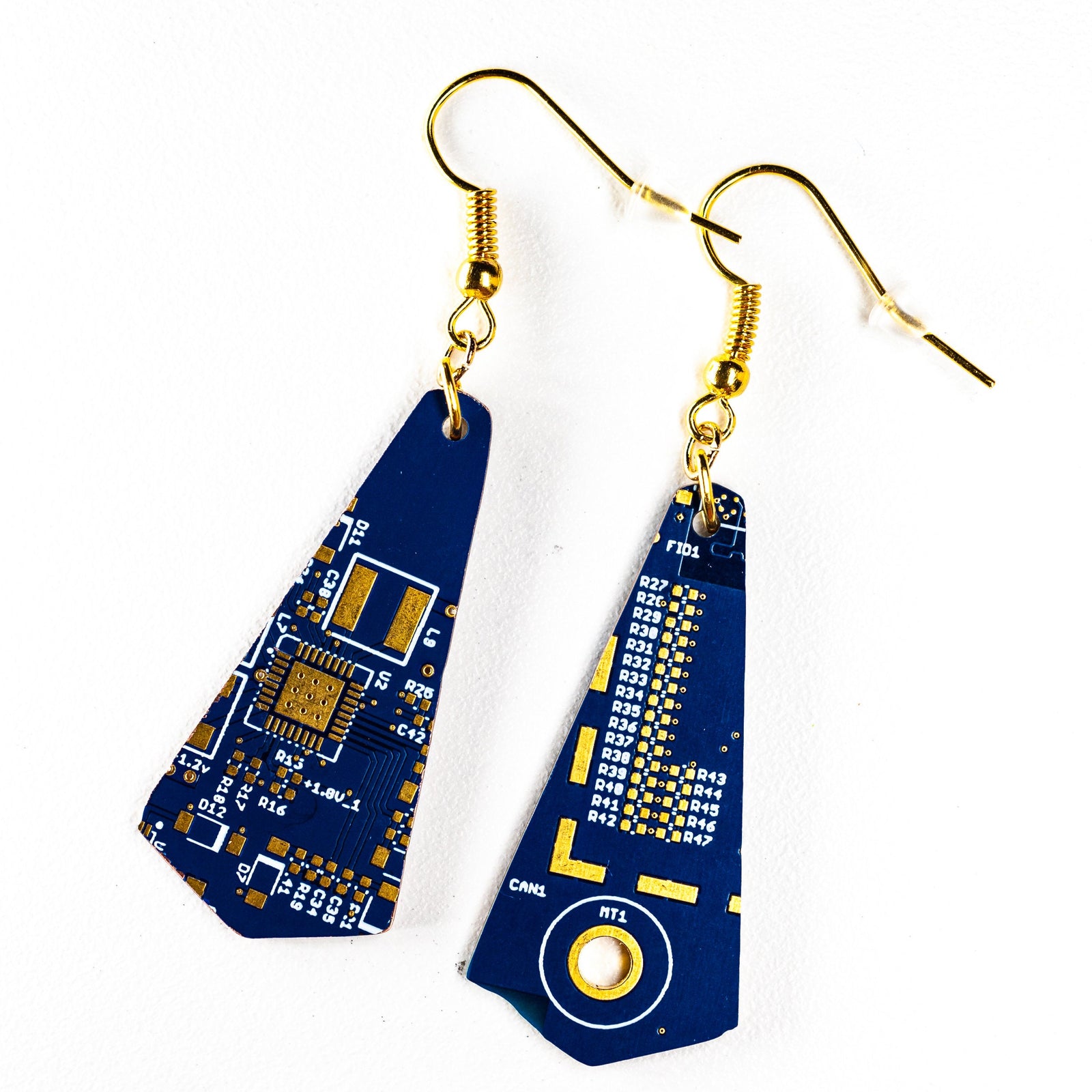 Flare Circuit Board Earrings |5~Colors| - TechWears Ltd