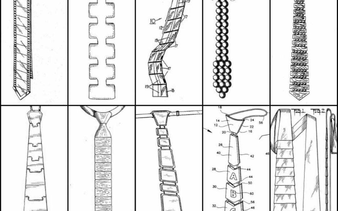 US Patent D748,370 S, the “Electronic Materials Neck Tie”