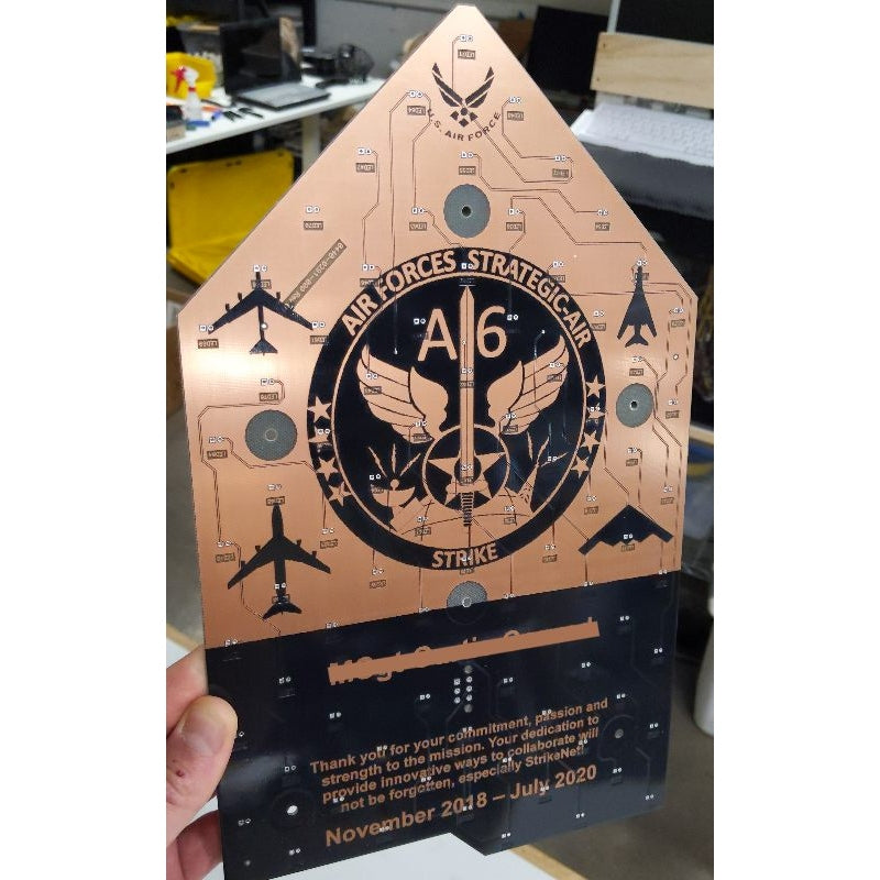 PLAQUE – Laser Engraved Circuit Board Award - TechWears Ltd
