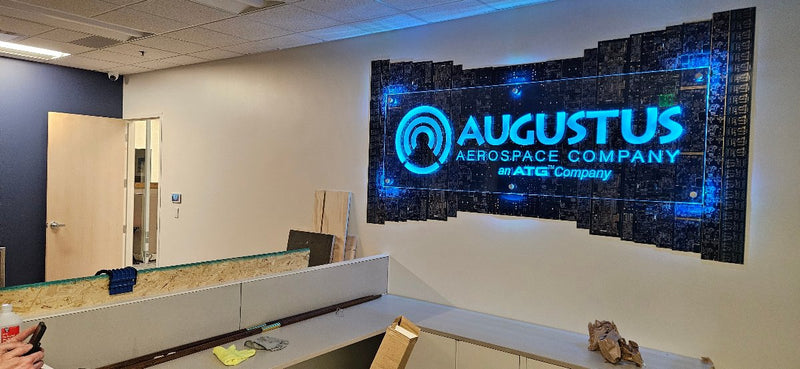 Augustus Sign Installation