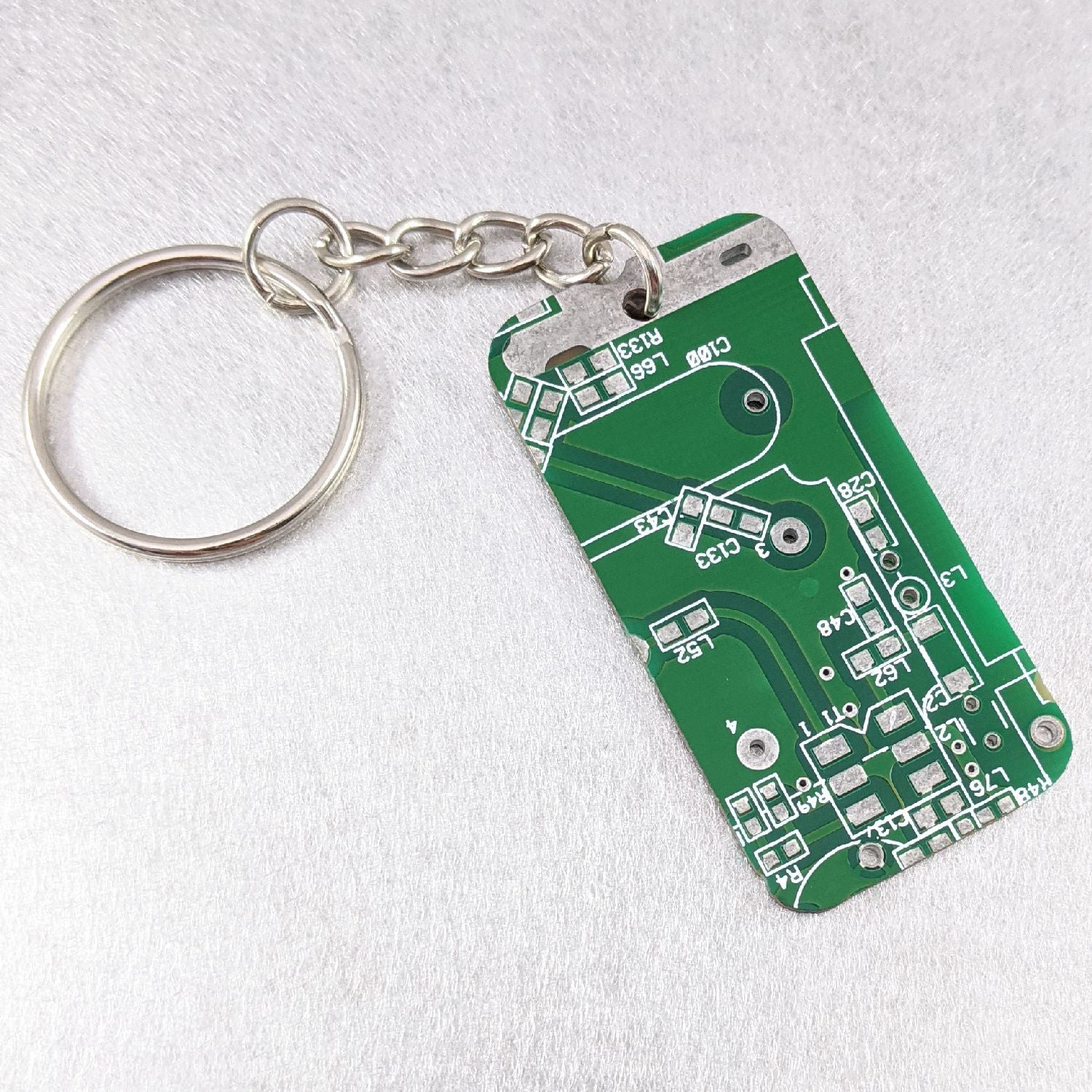 Key Chain Ciruit Green Circuit Board Keychain | 100% Recycled - TechWears Ltd