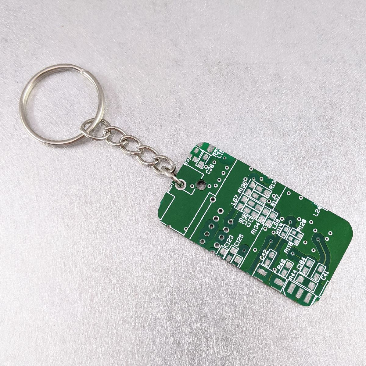 Key Chain Ciruit Green Circuit Board Keychain | 100% Recycled - TechWears Ltd