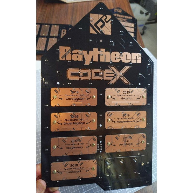 PLAQUE – Laser Engraved Circuit Board Award - TechWears Ltd