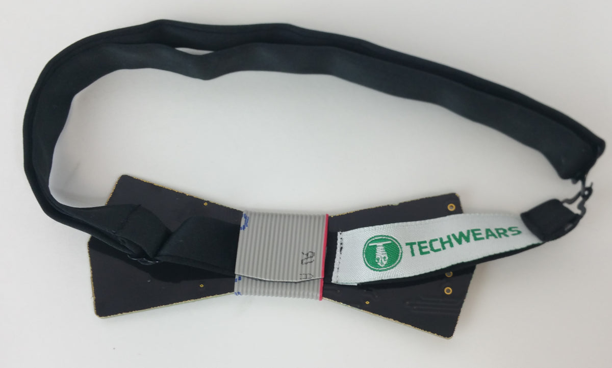 Electric Plum Circuit Board Bow Tie - TechWears Ltd