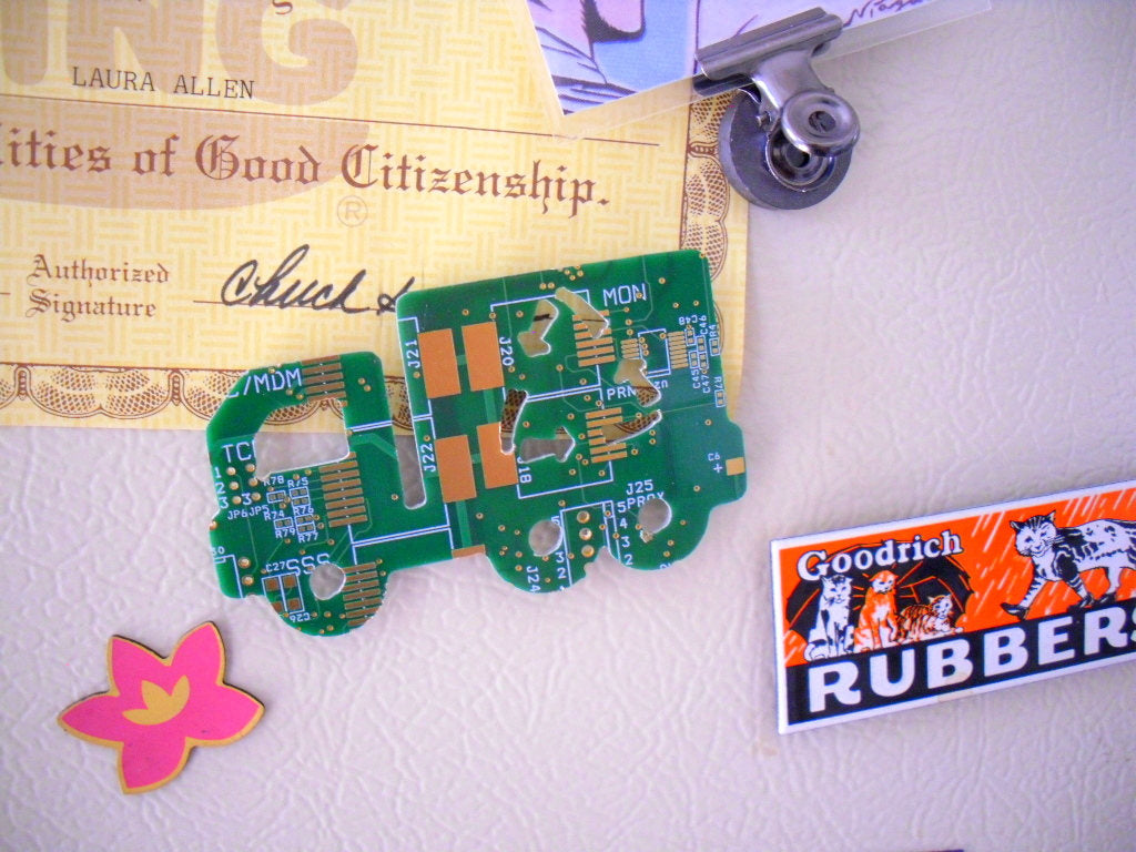Circuit Board Box Truck Magnet - TechWears Ltd