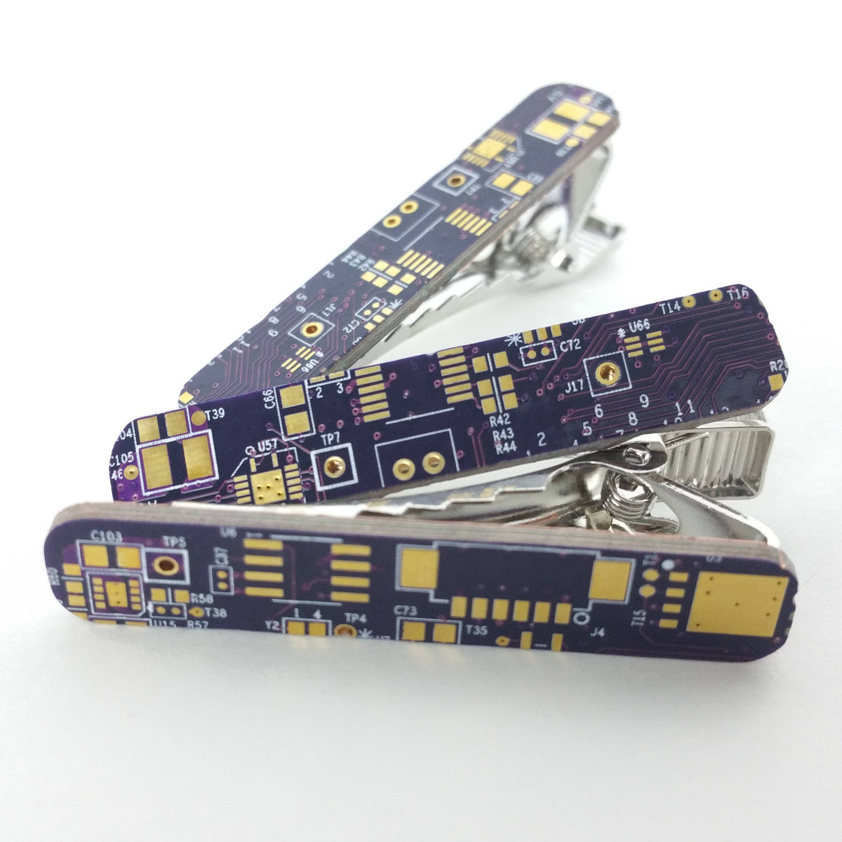 Circuit Board Tie Clips |5~Colors| - TechWears Ltd
