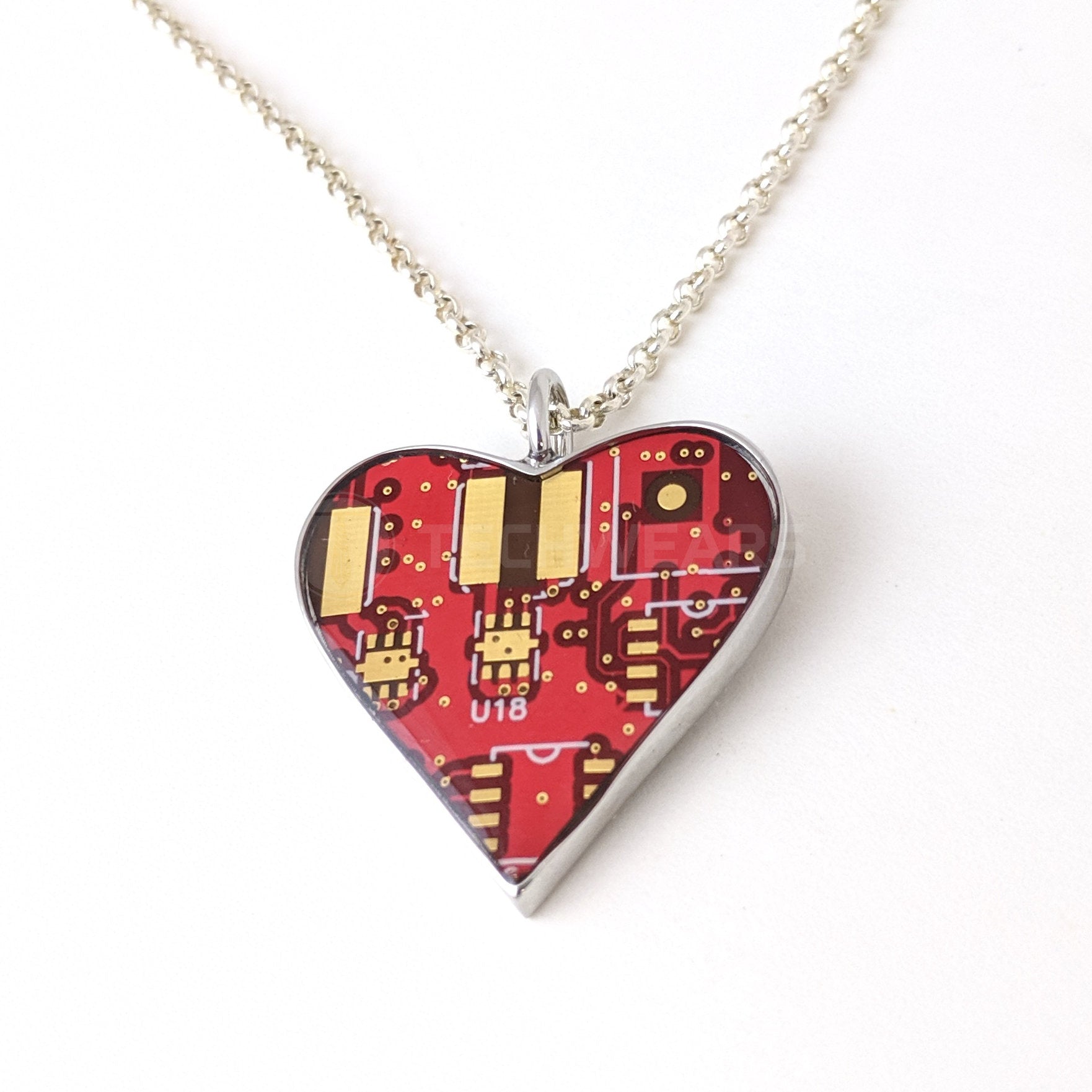 Heart Pendant with Chain |5~Colors| - TechWears Ltd
