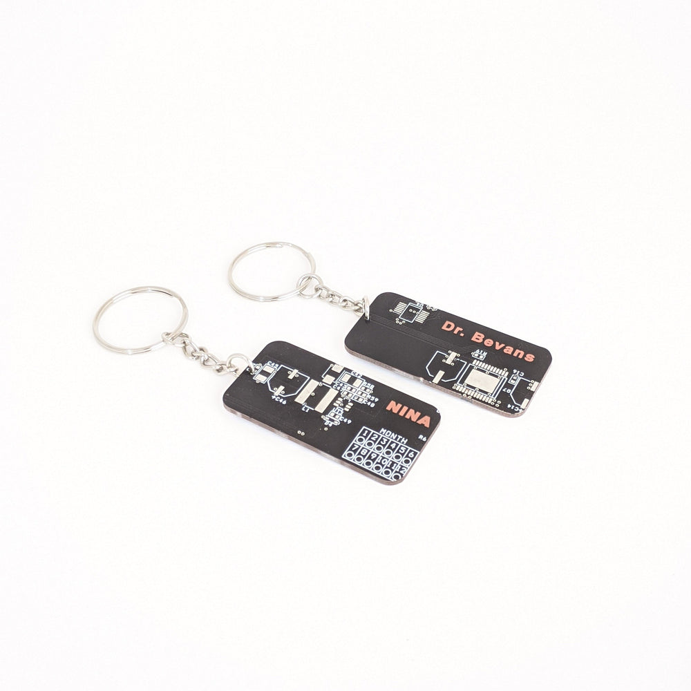 Laser Engraved Circuit Board Keychain | 100% Recycled - TechWears Ltd