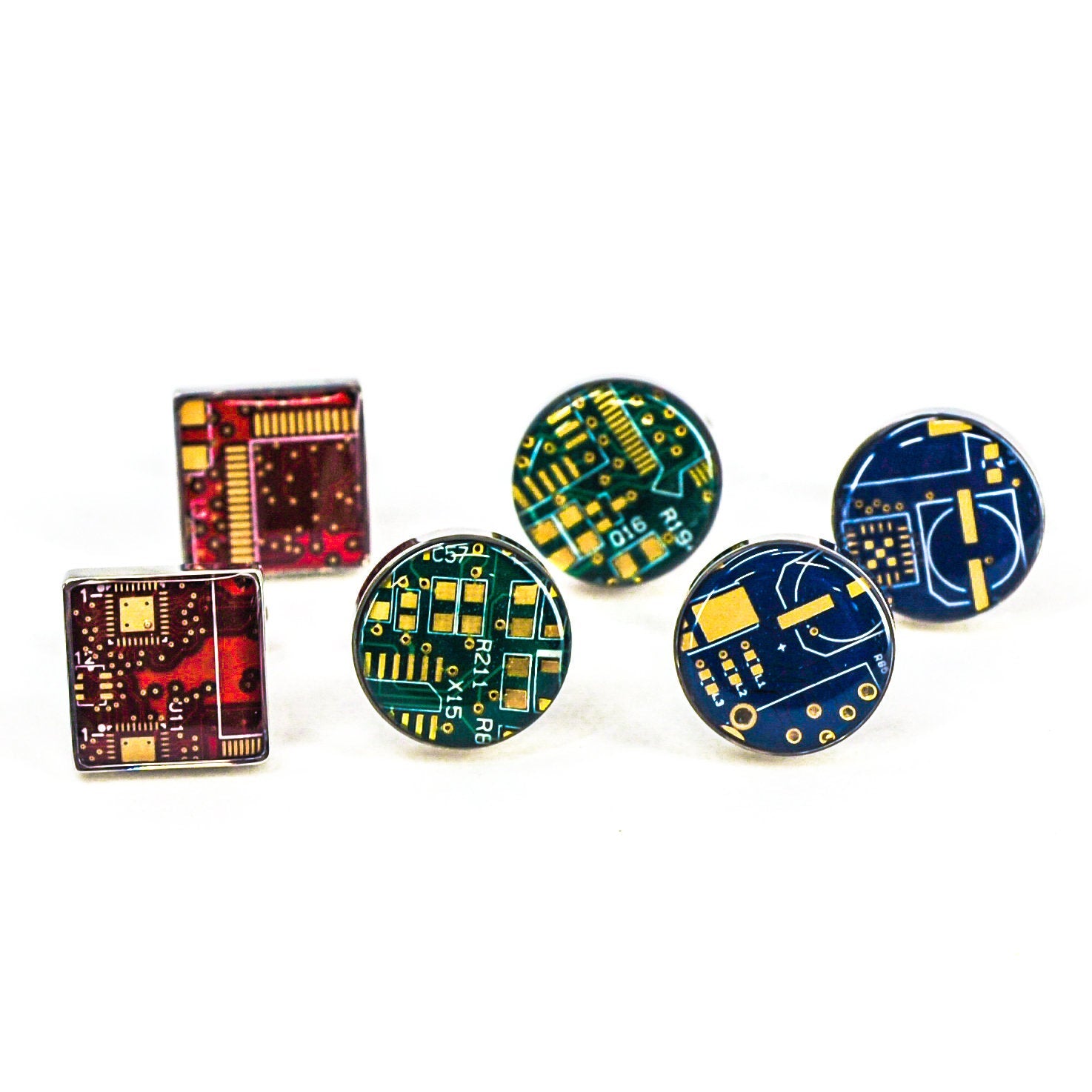 Classic Circuit Board Cufflinks |3~Colors| - TechWears Ltd