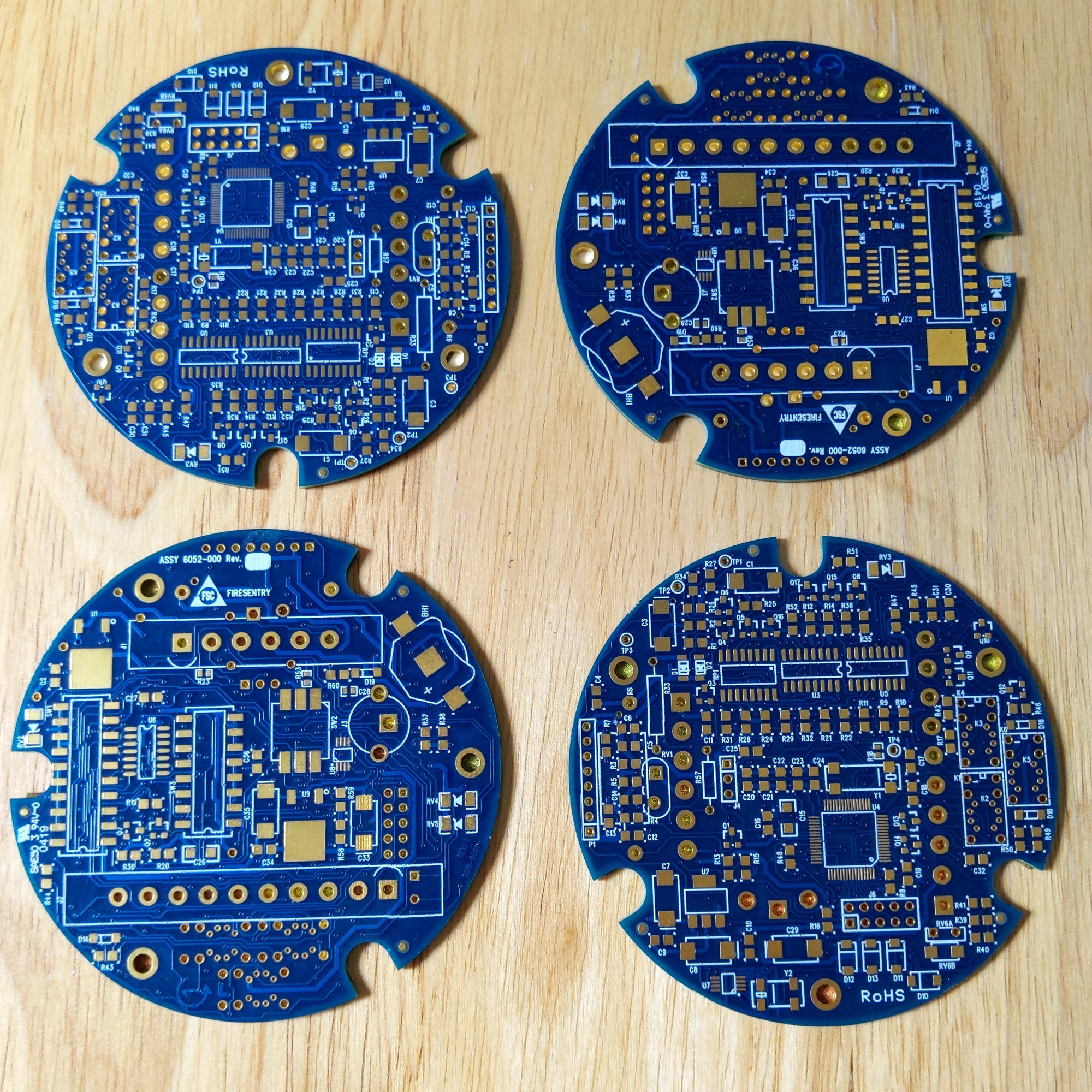 Blue Circuit Board Coaster Set (4) - TechWears Ltd