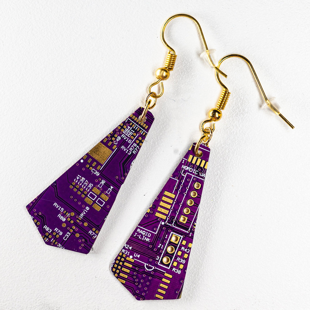 Flare Circuit Board Earrings |5~Colors| - TechWears Ltd